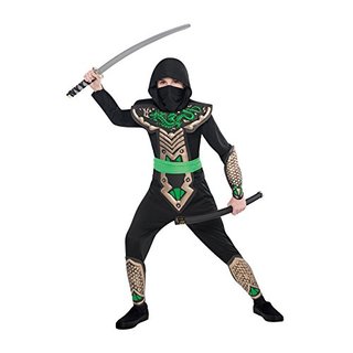 amscan 997024 Kostüm Ninja Drachentöter 6tlg. Gr. 134