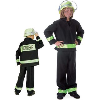 Fries 2080 Kostüm Feuerwehrmann schwarz 2tlg. 98 - 164