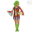 Mottoland 118177 Kostüm Hippie Lady Kleid mit Weste Gr. 42