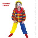 Fries 1957 Kostüm Clown Peppi 2-teilig Gr. 98 - 140