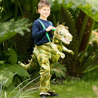 Travis amscan Umhänge Dinosaurier "Ride on Dino" 3-5 Jahre