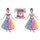 amscan Kostüm / Kleid Barbie Rainbow Magic Deluxe Gr. 110 - 134