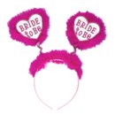 WIDMANN 8848D - Haarreifen Wabbles mit Aufdruck "Bride to be"