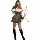 amscan Kostüm Robin Hoodie 4-teilig Gr. PLUS 48-50