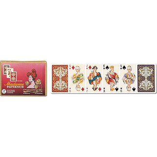 Piatnik 2026 Mini Romme / Patience 2 x 55 Karten 6,6 x 4,4 cm Madame Patience