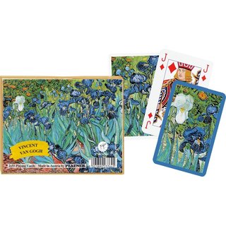 Piatnik 2376 Romme Bridge Canasta Designkarten 2 x 55 Blatt Van Gogh Iris