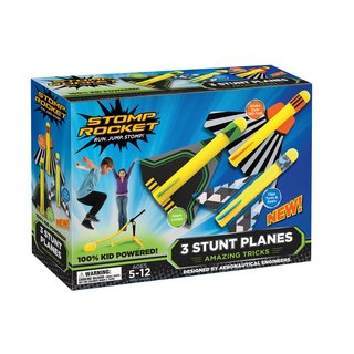 Stomp Rocket Druckluftrakete 3 Stunt Planes (Art.-Nr. 40000)