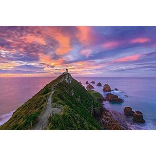 Schmidt Spiele 59348 Puzzle 3000 Teile | Mark Gray | Nugget Point Lighthouse New Zealand