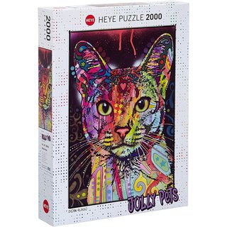 Heye 29810 Puzzle 2000 Teile Dean Russo Jolly Pets Abyssinian 2000 Teile