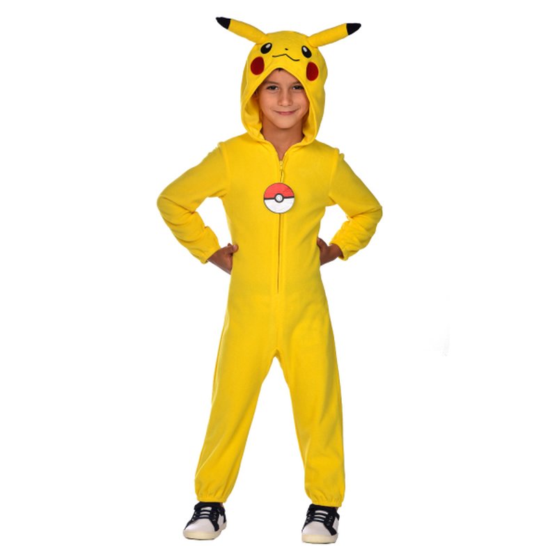 monster importeren hoeveelheid verkoop amscan Kinder Kostüm Pokemon Pikachu Jumpsuit Gr. 104 | 110 | 128 | 1,  24,95 €